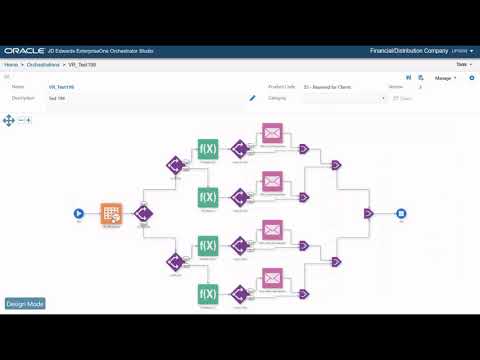 JD Edwards EnterpriseOne Orchestrator - Monitor Account Balances