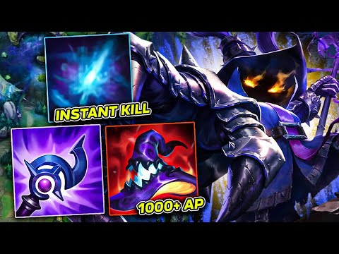 VEIGAR MID 1000+ AP ONE SHOTS! Easiest way to gain LP Season 12