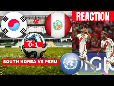 South Korea vs Peru 0-1 Live Stream Friendly Football Match Today Commentary Score Vivo 한국 대 페루 2023