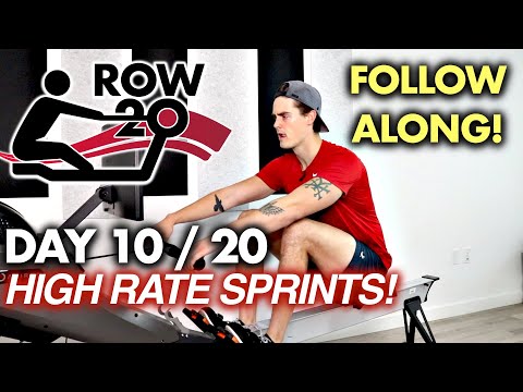 ROW-20 - Day 10 of 20 - HIGH RATE SPRINTS!