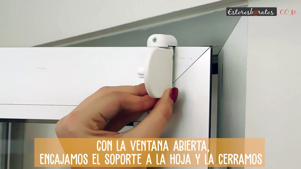 Watch Instalación de un mini estor a puerta o ventana sin necesidad de taladrar Now Instalación de un mini estor a puerta o ventana sin necesidad de taladrar