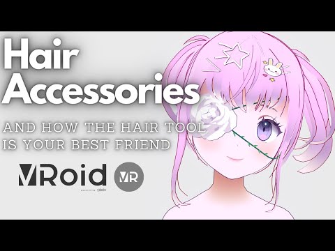 vroid hair can make accessories!