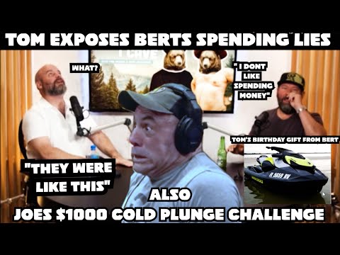 Tom Segura Rips On Bert Kreischer For Lying About His Net Worth And Joe Rogan Gives $1000 To Kids