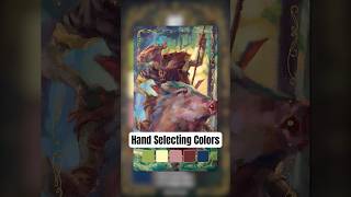 Hand Selecting The Colors of The Deck of Many Colors