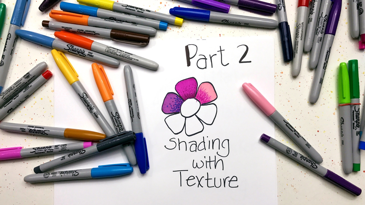 Sharpie Coloring Secrets: Part 2 - Shading with Texture