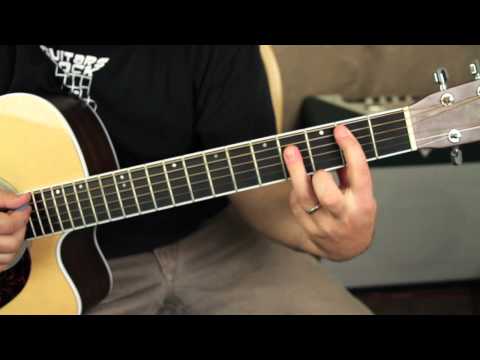 Nirvana - Where Did You Sleep Last Night -  guitar lesson tutorial - leadbelly