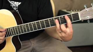 Nirvana - Where Did You Sleep Last Night -  guitar lesson tutorial - leadbelly