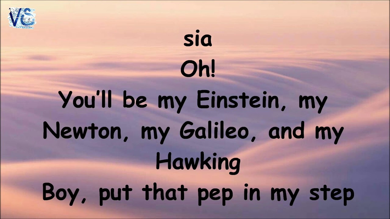 Sia genius lyrics video ft diplo,labrinth & LSD