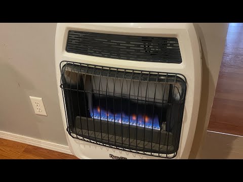 How to light and operate a gas wall heater