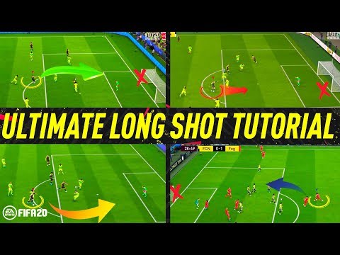 FIFA 20 ULTIMATE LONG SHOT TUTORIAL - THE BEST WAY SCORE GOALS FROM LONG DISTANCE