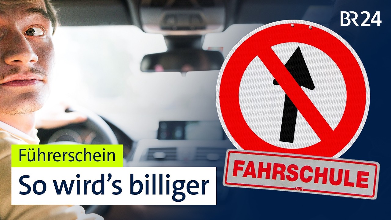 Eltern als Fahrlehrer, weniger Sonderfahrten: Wird so der Führerschein billiger? | ÜberBayern | BR24