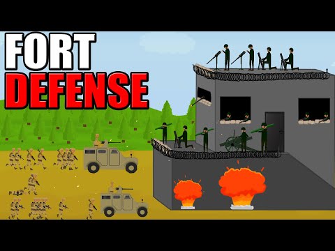 FORTRESS Under Siege by WAVES of Soldiers! - Defensive Attacks: Tower Defense