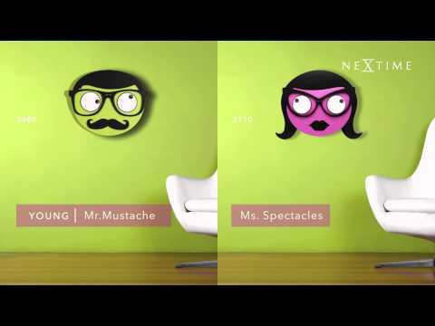 NeXtime Ms Spectacles kinderklok