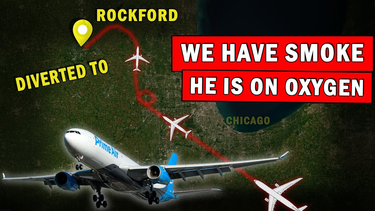 Pilots on Oxygen with FUMES IN THE COCKPIT | Emergency Divert