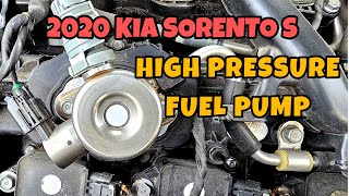 How to find high pressure fuel pump for 2020 kia sorento s