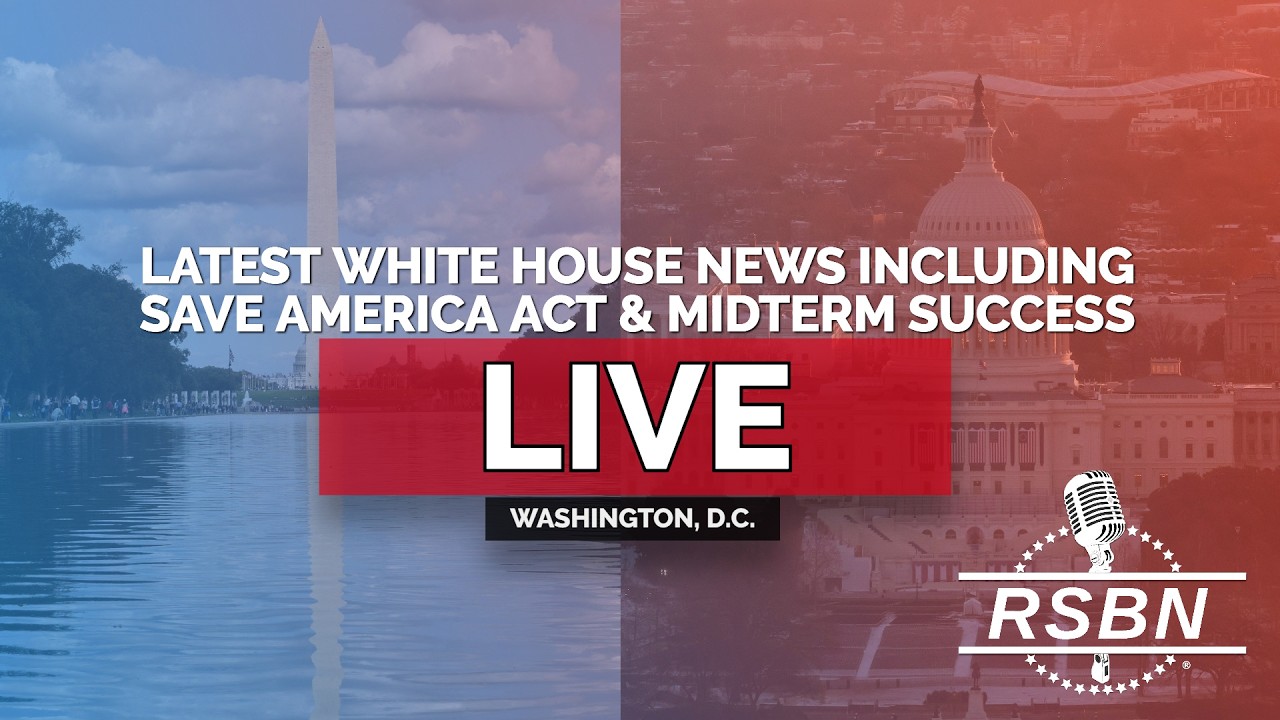 LIVE: President Trump Pushes SAVE America Act, Midterm Success, & More White House News - 08/17/26