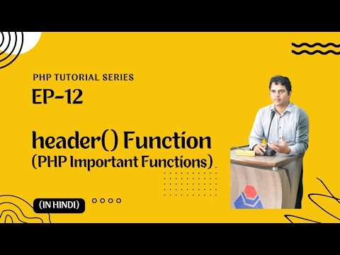 12 Header Function Php Important Functions Php Tutorial In Hindi
