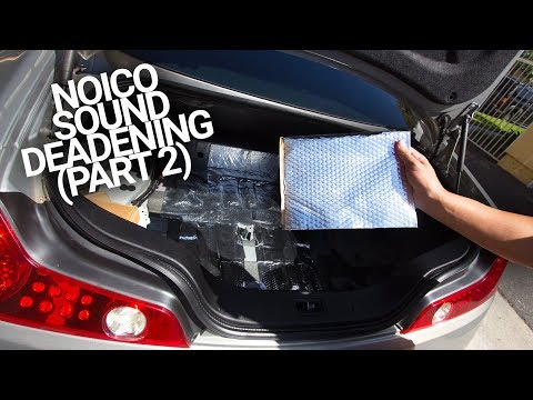 TRUNK SOUND DEADENING My G35