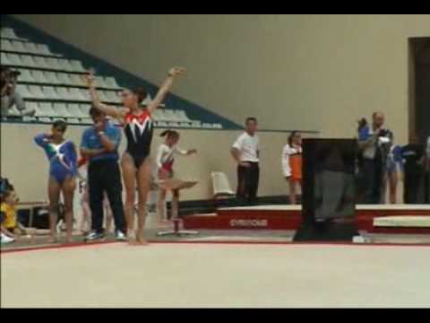 Caroline Ranc 2003 European Youth Olympic Festival Floor