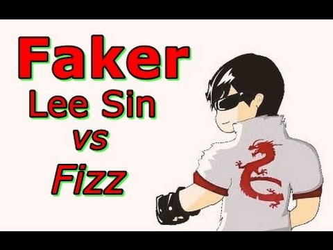 LOL Pro - Faker Lee Sin (Mid) vs Fizz - Korea SoloQ - Highlights
