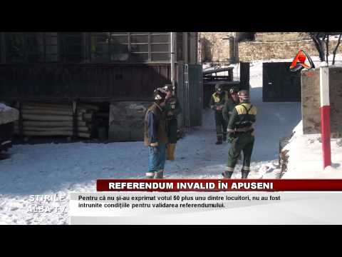 REFERENDUM INVALID IN APUSENI