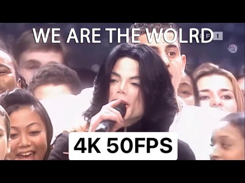 Michael Jackson - We Are The World  Live At World Music Awards 2006 | Upscale 4K 50FPS