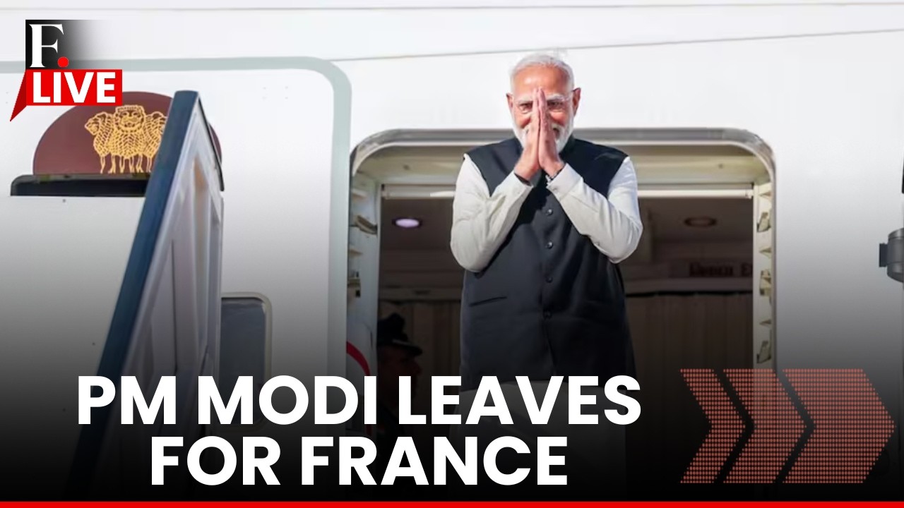 PM Modi LIVE: Prime Minister Narendra Modi Leaves For France | PM Modi France Visit