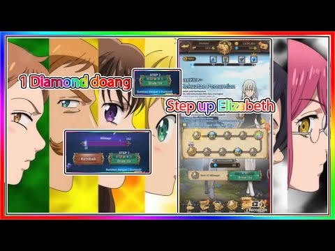 Step Up Elizabeth Blue SSR Nanatsu No taizai   The Seven Deadly Sins Grand Cross