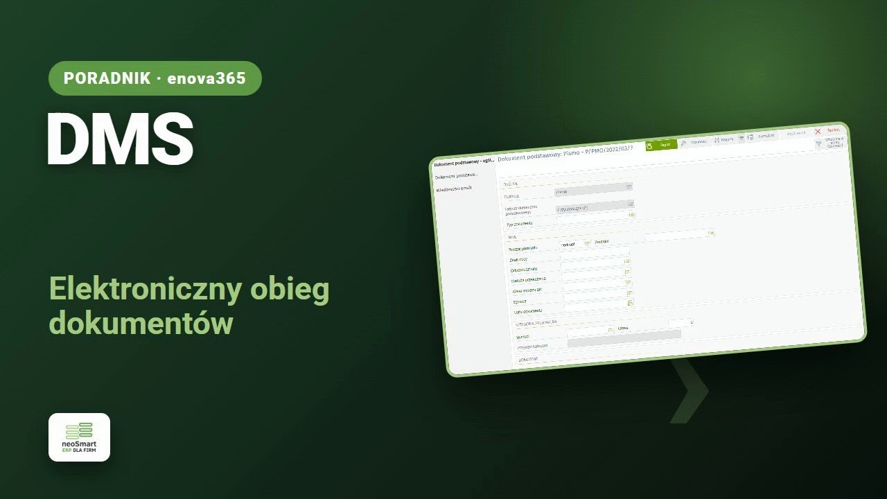 DMS w enova365 — elektroniczny obieg dokumentów