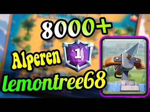 8000 trophy  Xbow 2.9   | Alperen  lemontree68  - Clash Royale