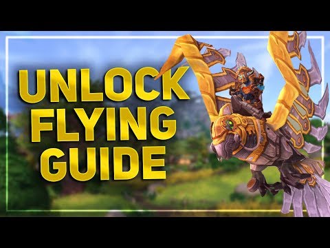 Unlock Flying In Battle for Azeroth! | Pathfinder Achivement Part 1 & 2 Guide | Patch 8.2