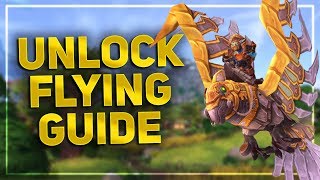 Unlock Flying In Battle for Azeroth! | Pathfinder Achivement Part 1 & 2 Guide | Patch 8.2