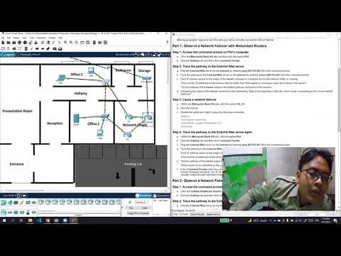 6.2.3.8 Packet Tracer - Router and Switch Redundancy