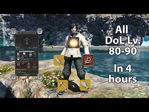How to level FFXIV gathering jobs 80-90 in 4 hours
