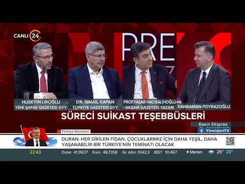21.10.2025 24 TV Kahraman Poyrazoğlu ile “Basın Ekspres”