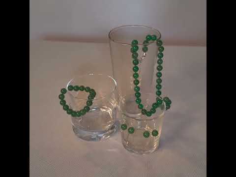 Миниатюра изображения товара Серьги Wolves Элитный Хризопраз 41001 №1