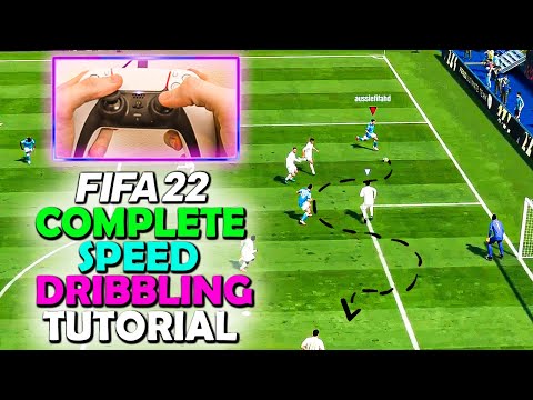 HOW TO DRIBBLE WHEN SPRINTING IN FIFA 22 - FIFA 22 LEFT STICK DRIBBLING TUTORIAL