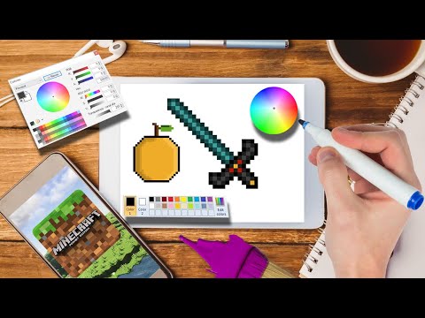 I MADE A MINECRAFT TEXTURE PACK USING ONLY MY CELL PHONE |  PALMITA