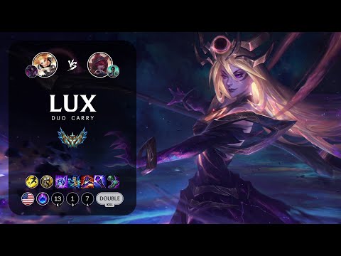Lux Carry vs Xayah - NA Challenger Patch 13.6