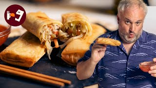 ROLLITOS de PRIMAVERA, como los del restaurante chino, ¡pero CASEROS!