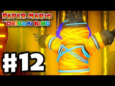 Rubber Band Boss Fight! - Paper Mario: The Origami King - Gameplay Walkthrough Part 12