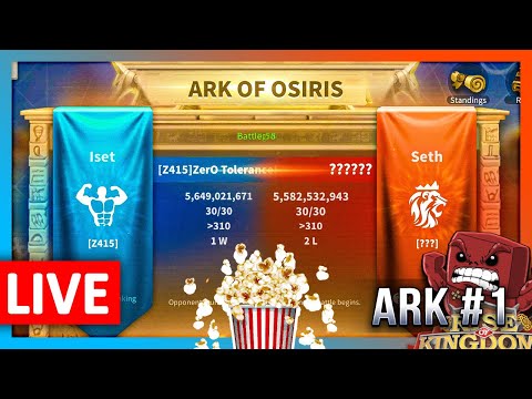 Ark of Osiris LIVE 🔴 Z415 vs KKSA - CLOSE GAME+SUBTITLES - Match #1 - Rise of Kingdoms ROK Fleisch