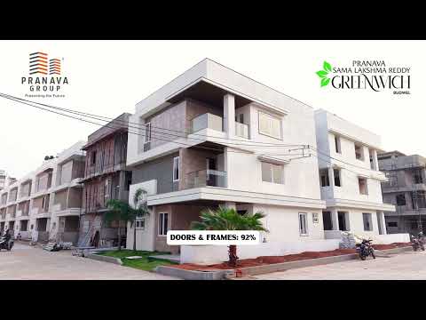 Pranava Sama Lakshma Reddy Greenwich Villas Project Tour 1