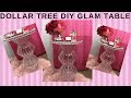 DOLLAR TREE DIY GLAM TABLE I HOME DECOR DOLLAR TREE DIY GLAM TABLE I HOME DECOR
