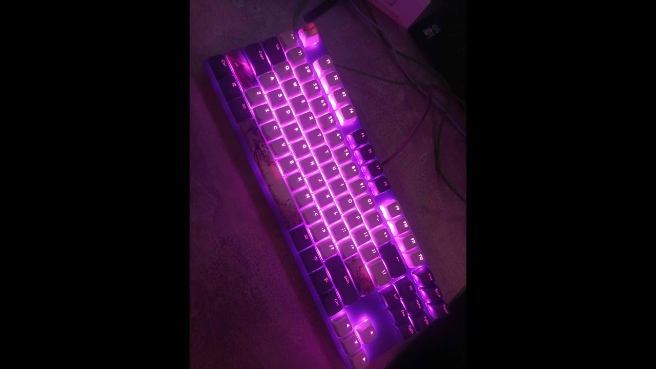 Openning klawiatury Dark Project one KD87A ( niestety dzwięk klawiszy się nie nagrał )