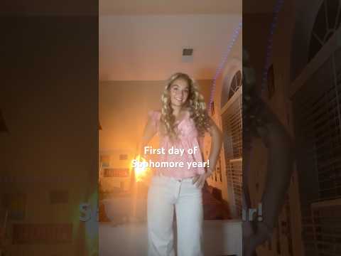 First day of Sophomore Year!! #school #viral #outfitideas #transition #fyp