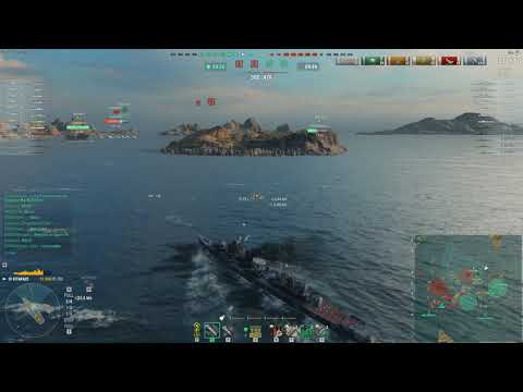 Kitakaze T9 IJN DD | 6 Kills, 184k Damage | World of Warships
