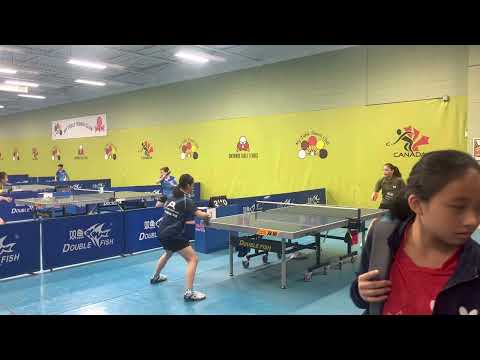 Ontario Champion 20230416 Sunny VS Amy zhao