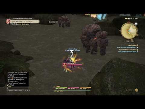 Final Fantasy XIV Stormblood - Warrior level 63 job quest