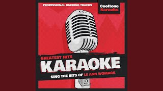 Now You See Me, Now You Don&#39;t (Originally Performed by Lee Ann Womack) (Karaoke Version)